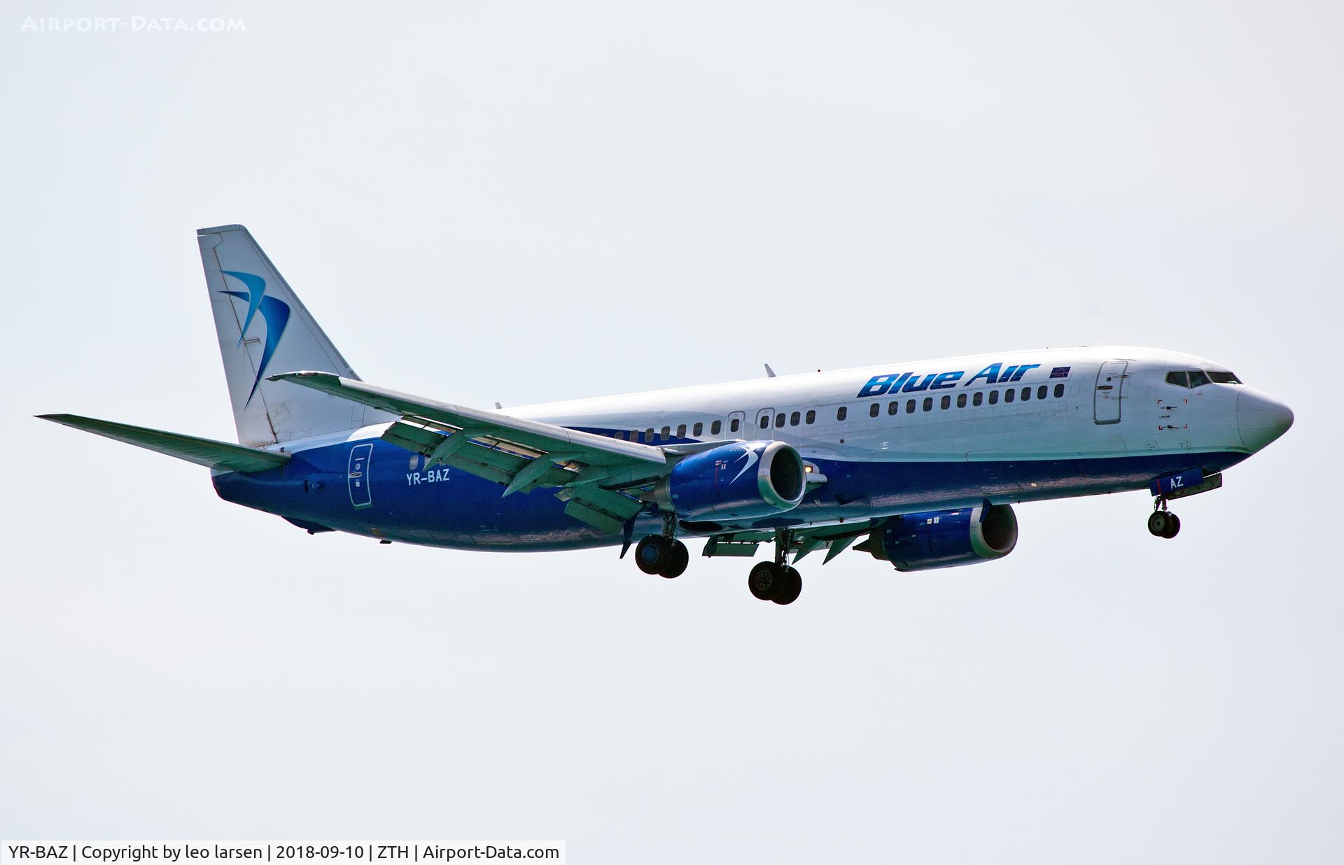YR-BAZ, 1990 Boeing 737-405 C/N 24644, Zakynthos 10.9.2018