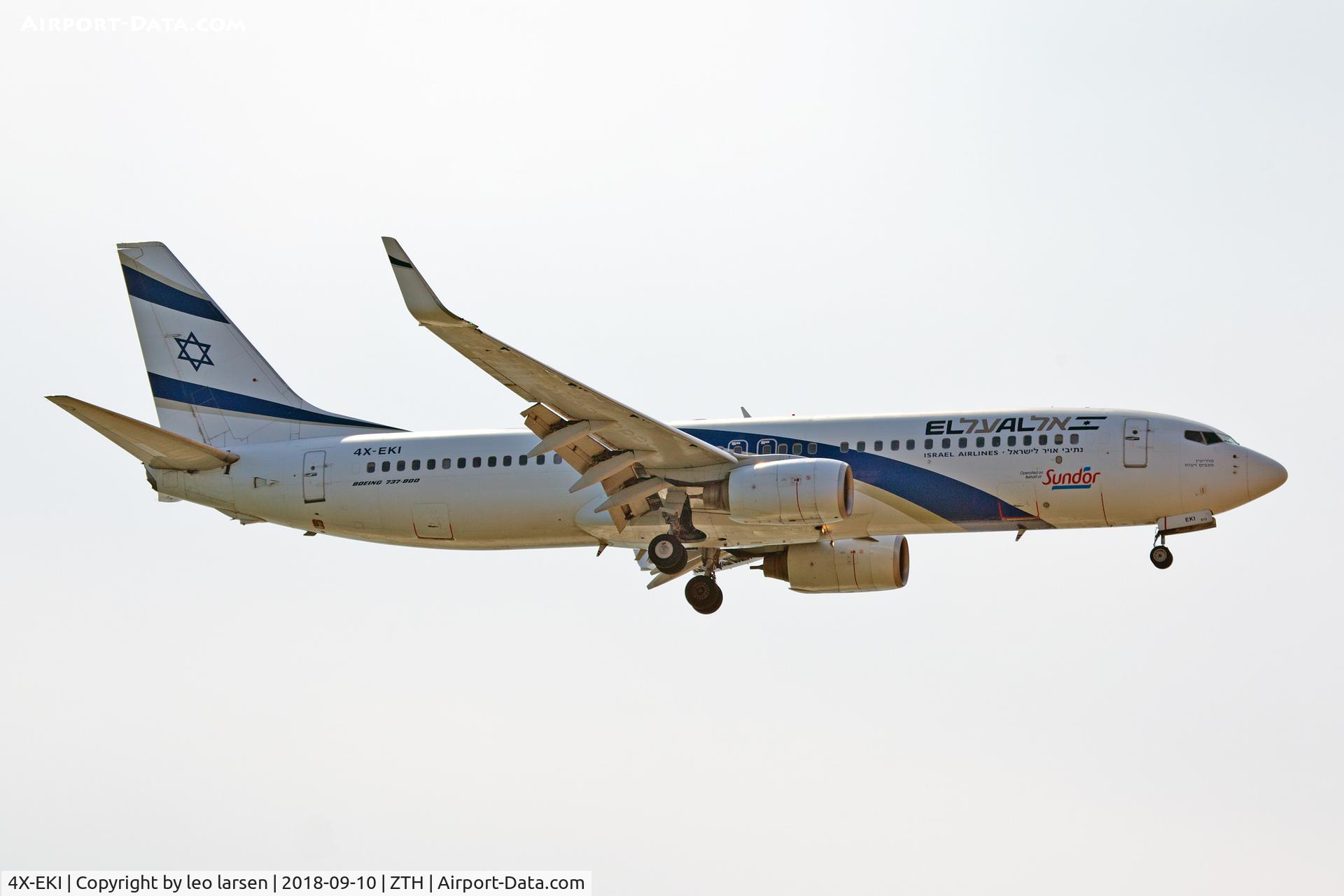 4X-EKI, 1999 Boeing 737-86N C/N 28587, Zakynthos 10.9.2018