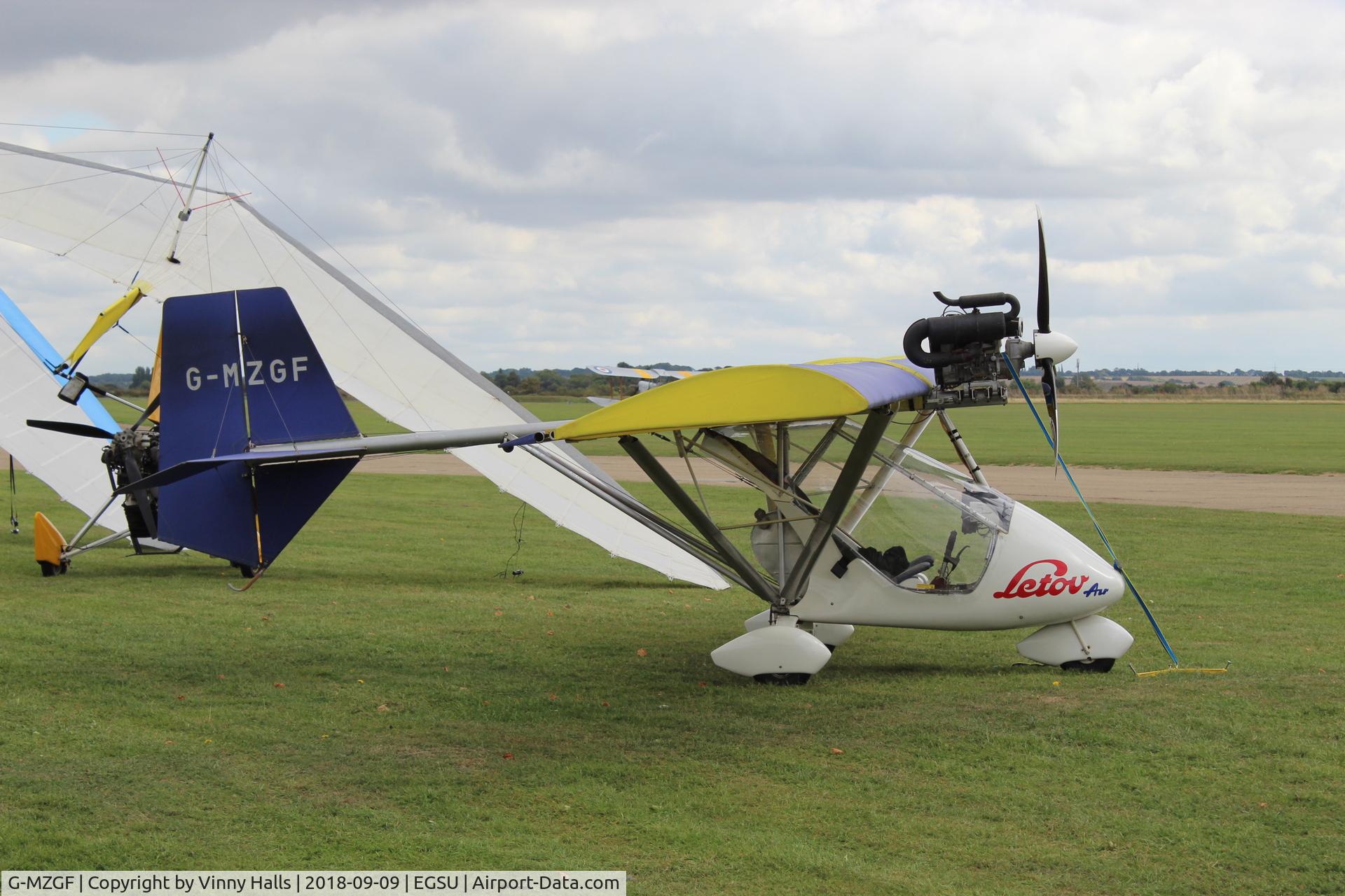 G-MZGF, 1997 Letov LK-2M Sluka C/N PFA 263-13073, Micro Light Fly-in day at Duxford