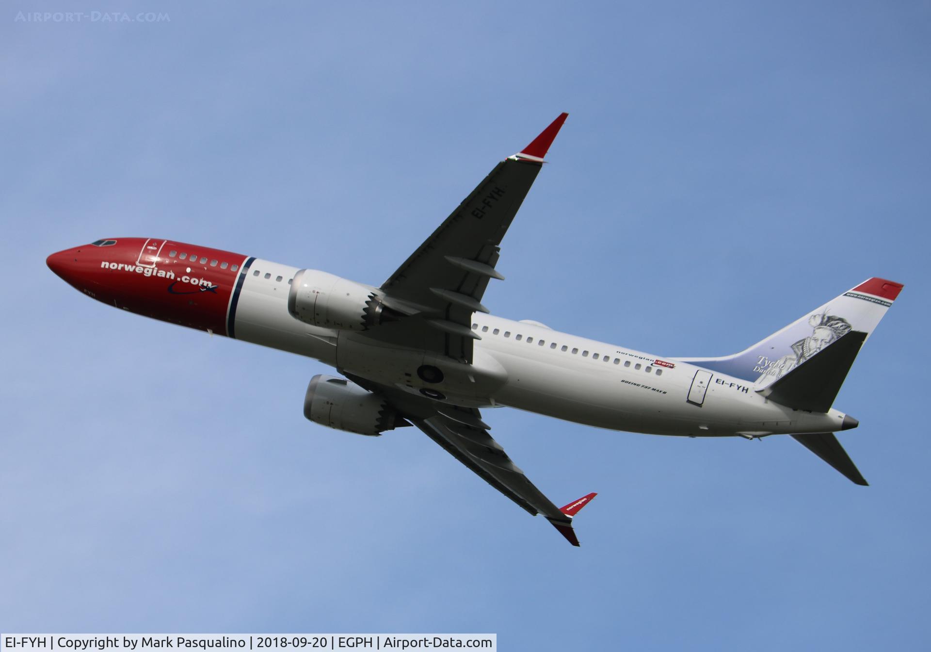 EI-FYH, 2018 Boeing 737-8 MAX C/N 64992, Boeing 737-8