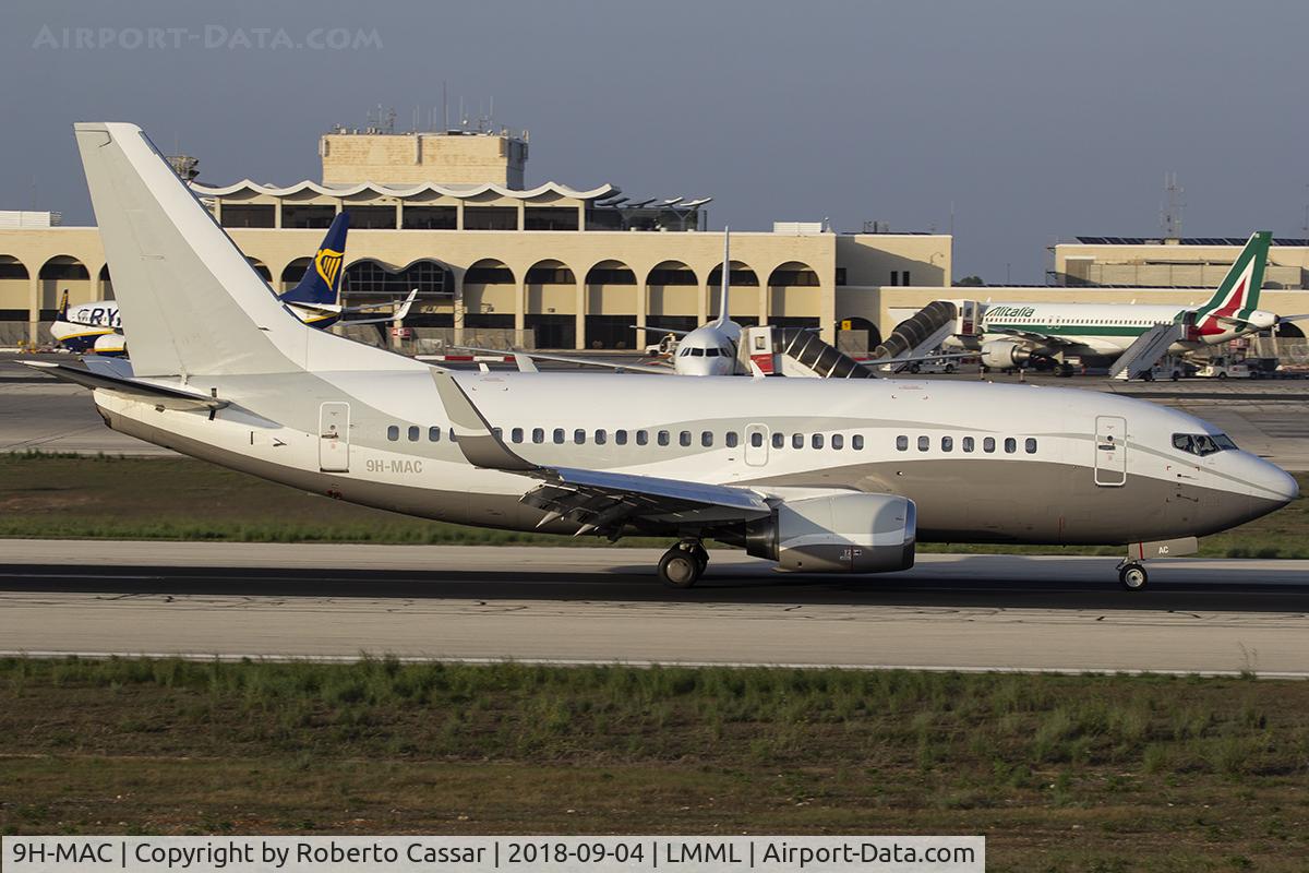 9H-MAC, 1990 Boeing 737-548 C/N 24968, Runway 13
