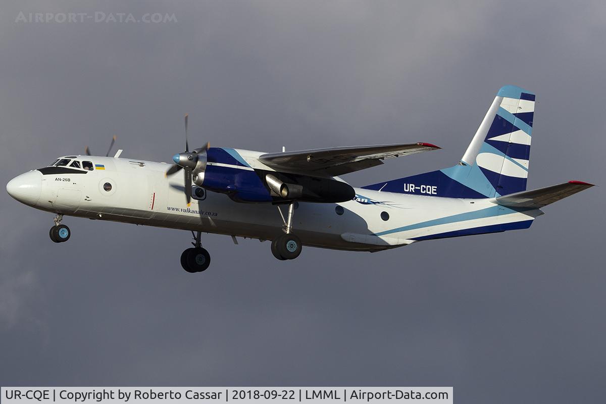 UR-CQE, 1985 Antonov An-26B C/N 14004, Runway 13