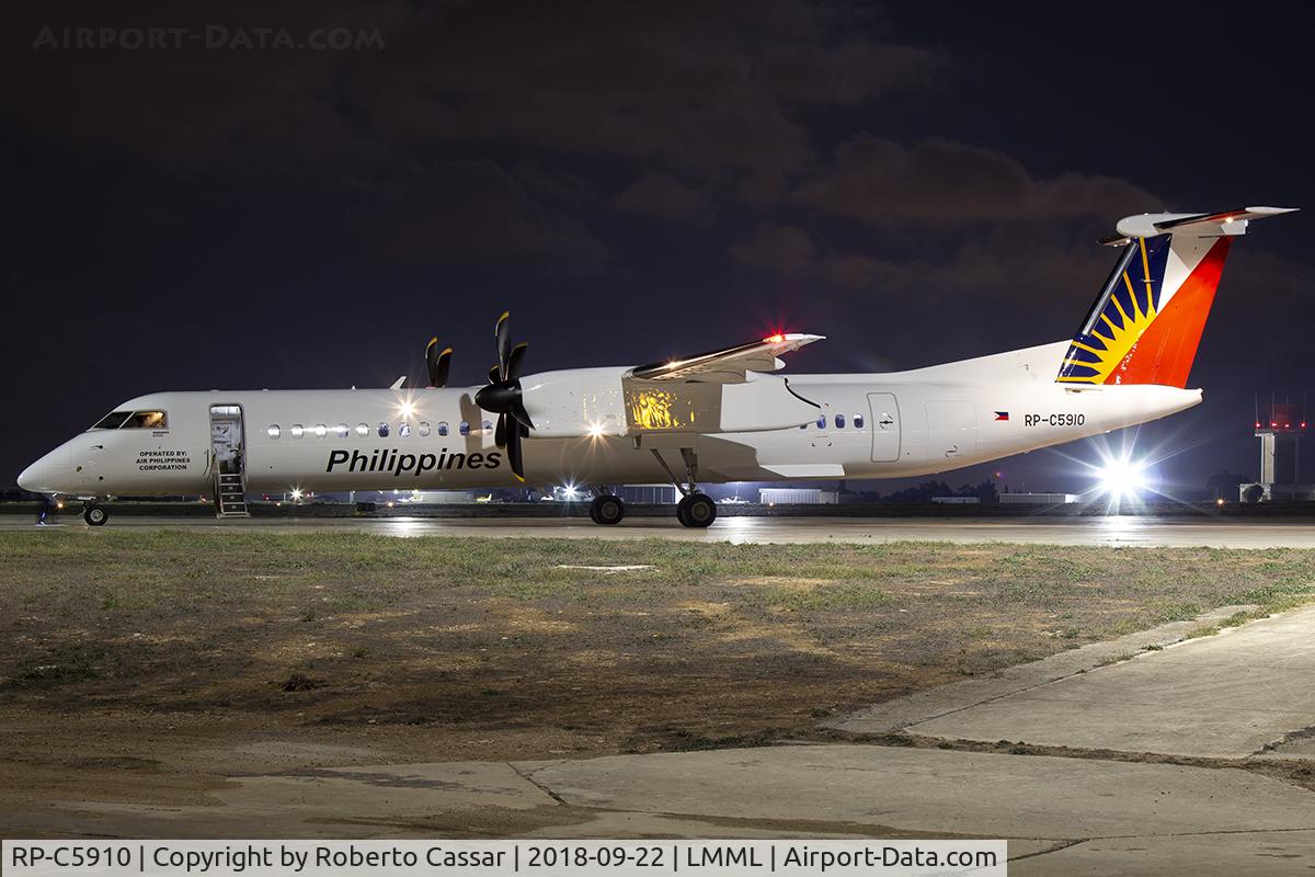 RP-C5910, De Havilland Canada DHC-8-402Q Dash 8 Dash 8 C/N 4585, Park 4