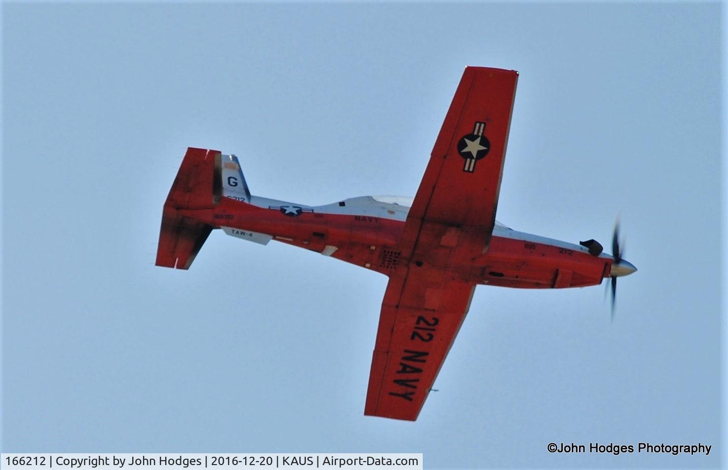 166212, Raytheon T-6B Texan II C/N PN-203, Taking off from KAUS
