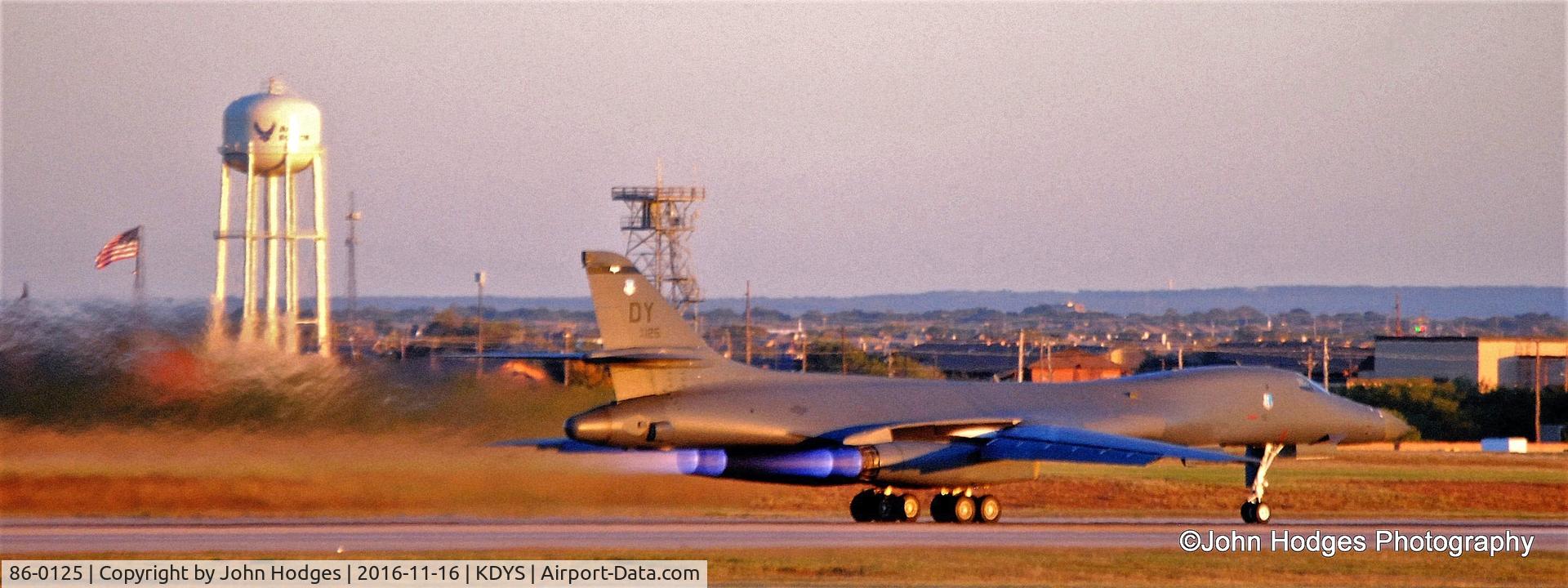 86-0125, 1986 Rockwell B-1B Lancer C/N 85, 