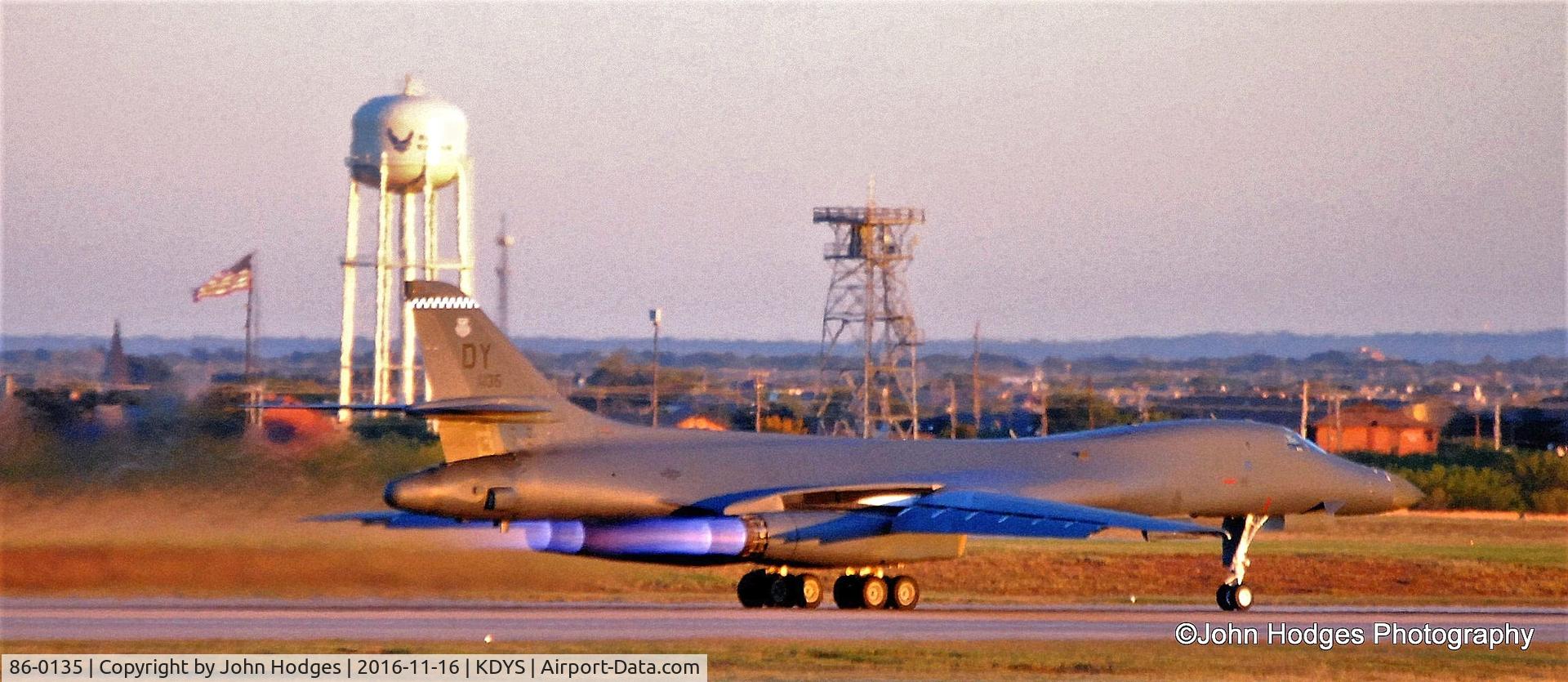 86-0135, 1986 Rockwell B-1B Lancer C/N 95, 