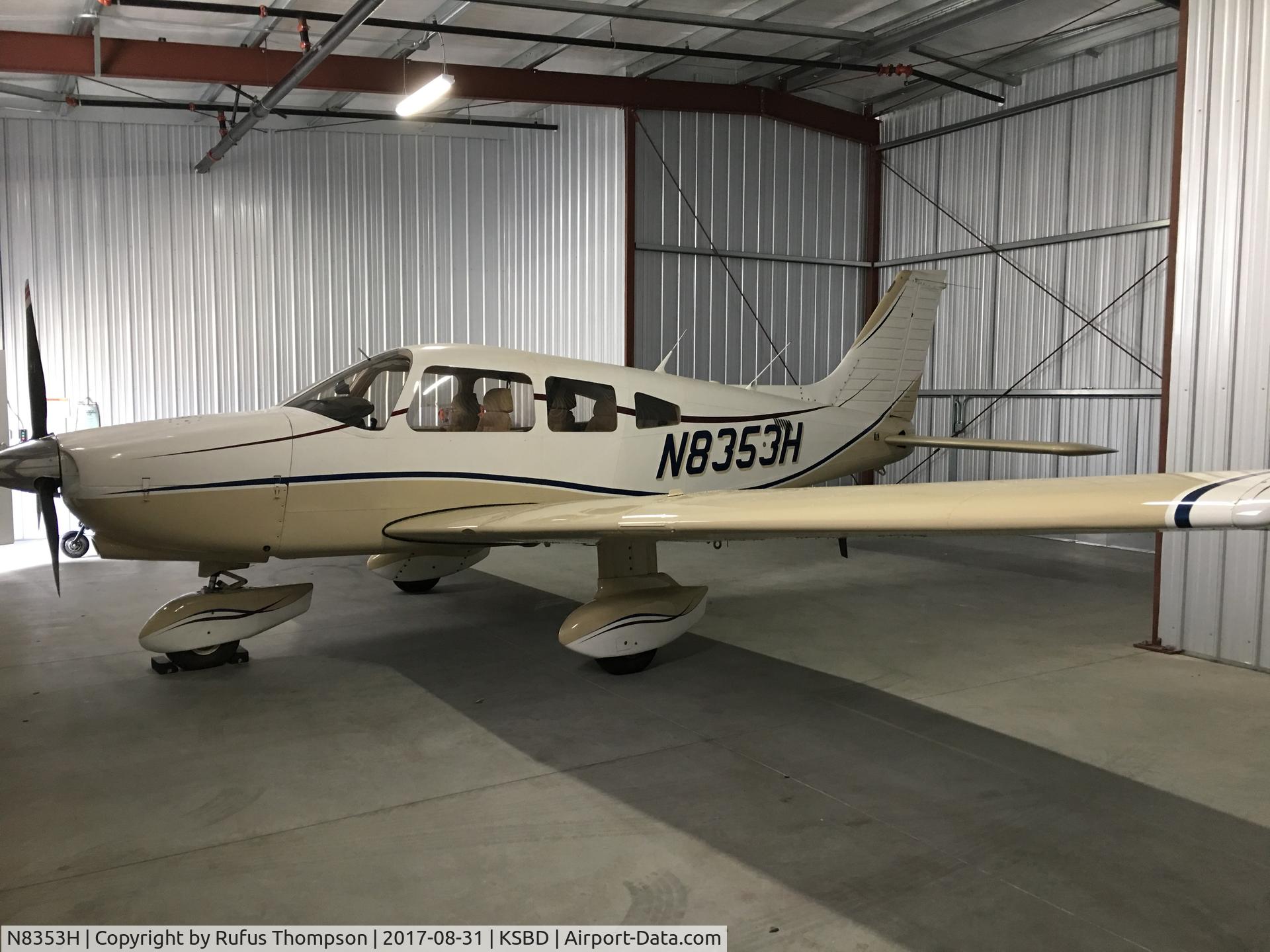 N8353H, 1981 Piper PA-28-236 Dakota C/N 28-8111054, Picture of the Dakota in its first new home in San Bernardino (KSBD) California only to be moved 3 months later to French Valley (F70)