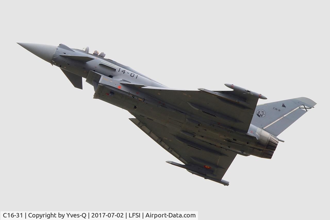 C16-31, Eurofighter EF-2000 Typhoon S C/N SS012, Eurofighter EF-2000 Typhoon S, On display, St Dizier-Robinson Air Base 113 (LFSI) Open day 2017
