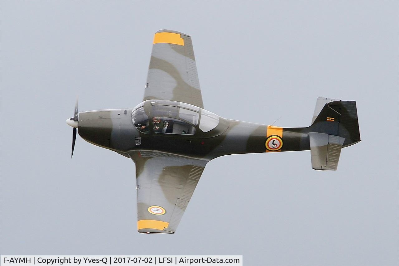 F-AYMH, 1958 Piaggio FWP-149D C/N 026, Piaggio FWP-149D, On display, St Dizier-Robinson Air Base 113 (LFSI) Open day 2017
