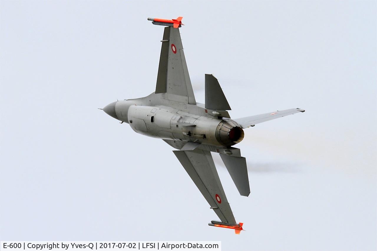 E-600, 1980 SABCA F-16AM Fighting Falcon C/N 6F-35, Royal Danish Air Force SABCA F-16AM Fighting Falcon, On display, St Dizier-Robinson Air Base 113 (LFSI) Open day 2017
