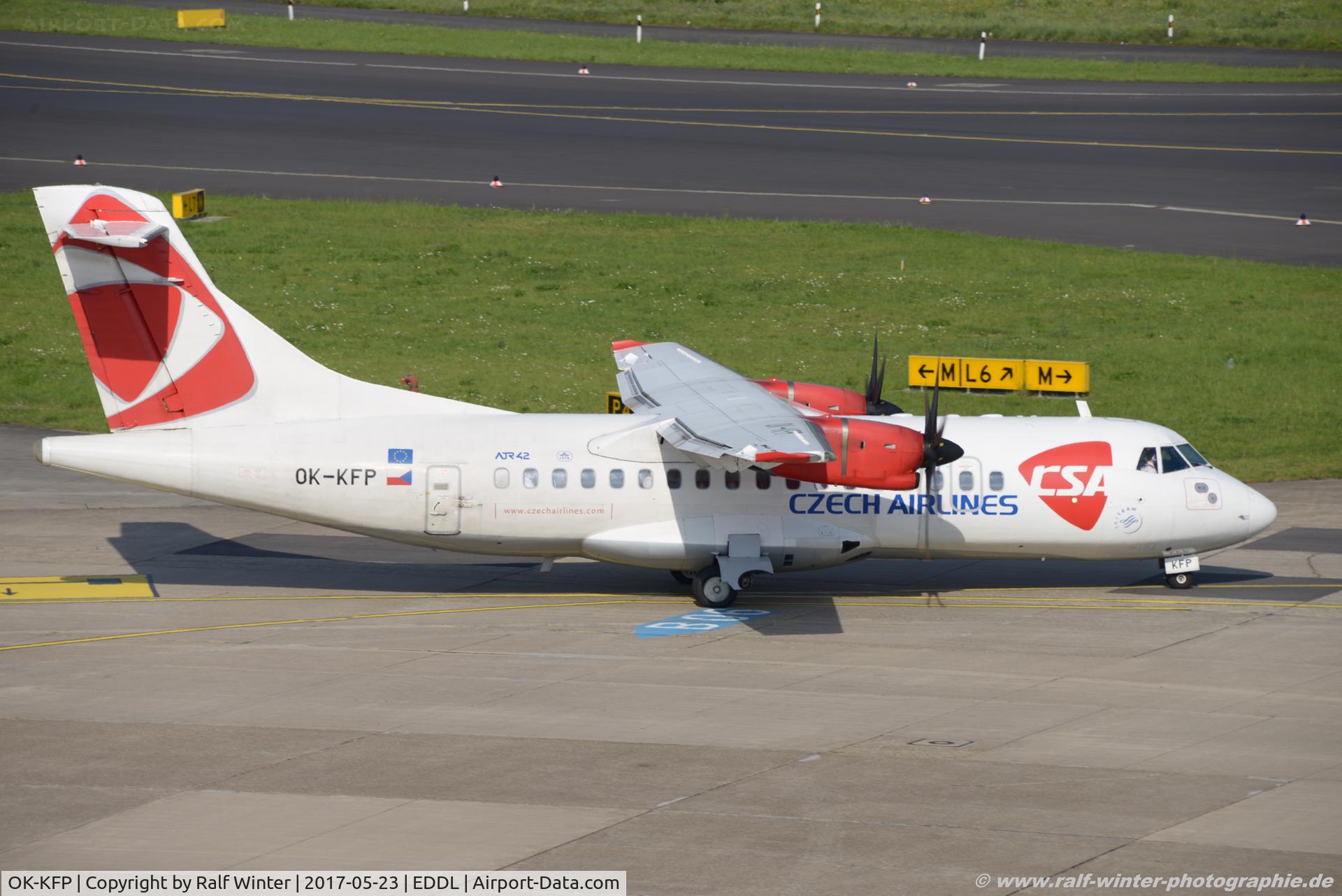 OK-KFP, 2000 ATR 42-500 C/N 639, ATR 42-500 - OK CSA CSA Czech Airlines - 639 - OK-KFP - 23.05.2017 - DUS