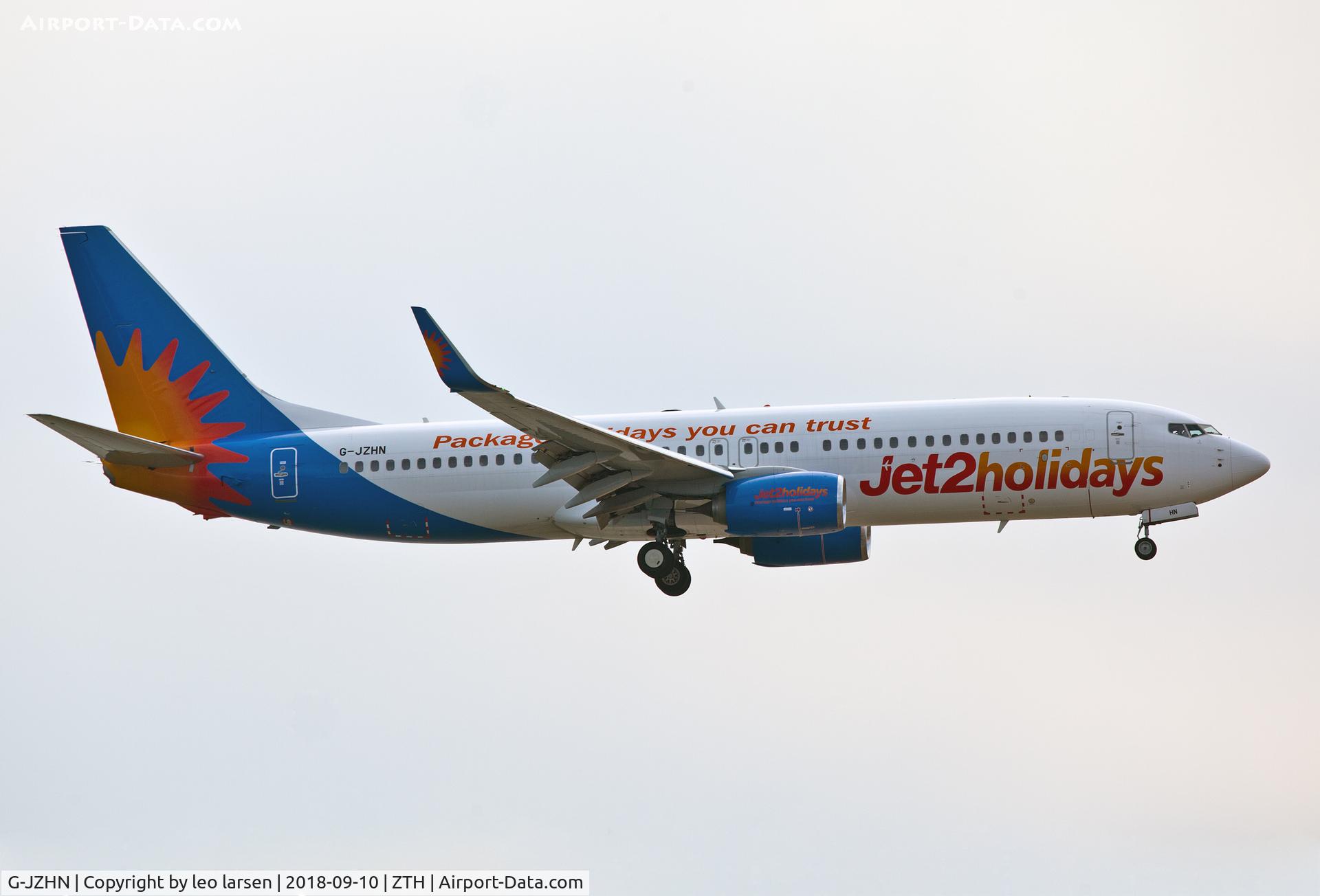 G-JZHN, 2016 Boeing 737-8MG C/N 63146, Zakynthos 10.9.2018