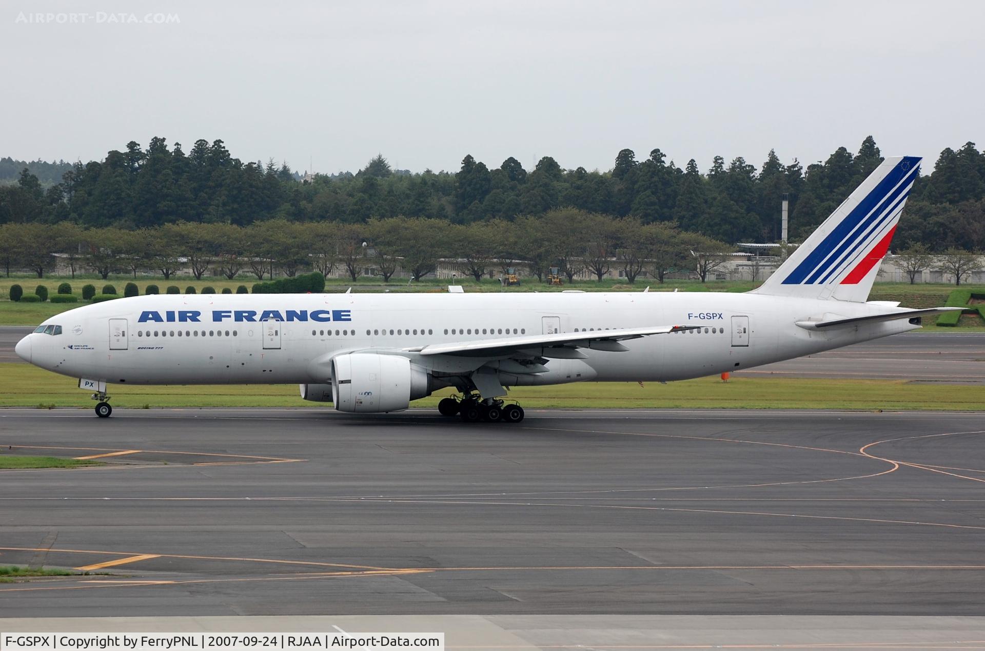 F-GSPX, 2002 Boeing 777-228/ER C/N 32698, Air France B772