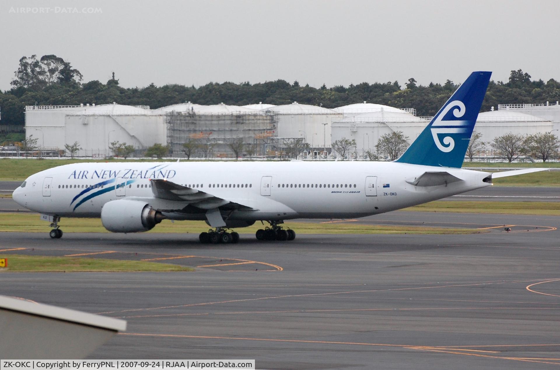 ZK-OKC, 2006 Boeing 777-219/ER C/N 34377, ANZ B772 in NRT