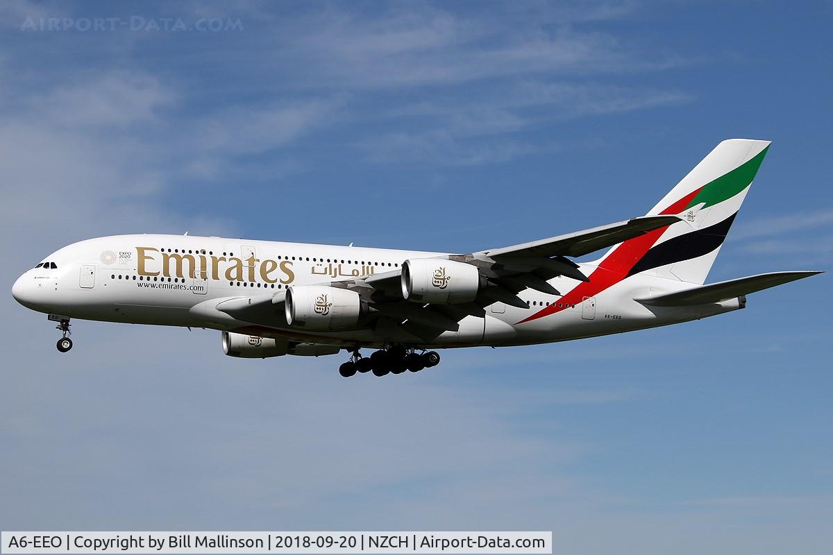A6-EEO, 2013 Airbus A380-861 C/N 136, EK412 from DXB-SYD