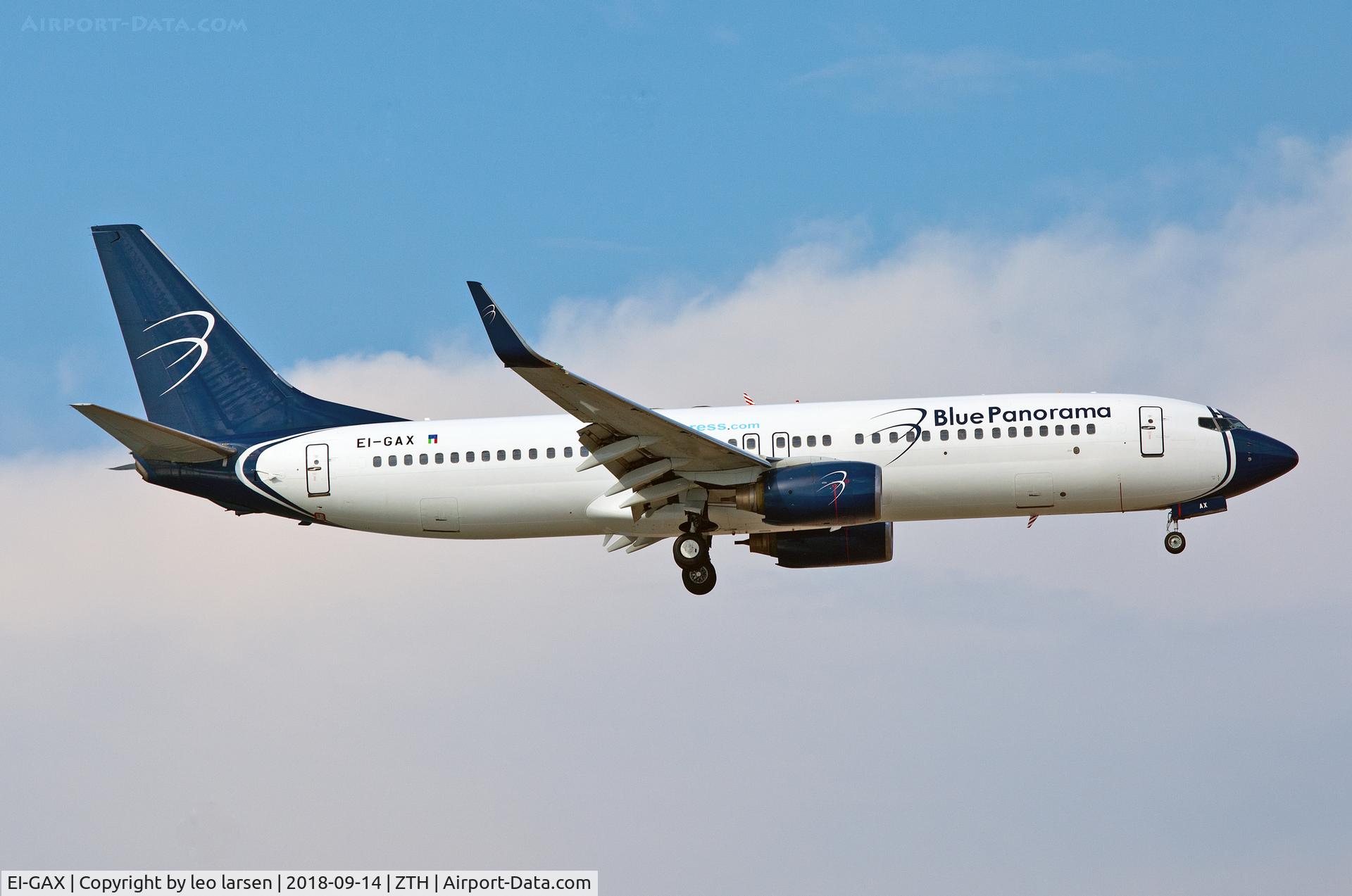 EI-GAX, 2000 Boeing 737-8Z0 C/N 30073, Zakynthos Greece 14.9.2018