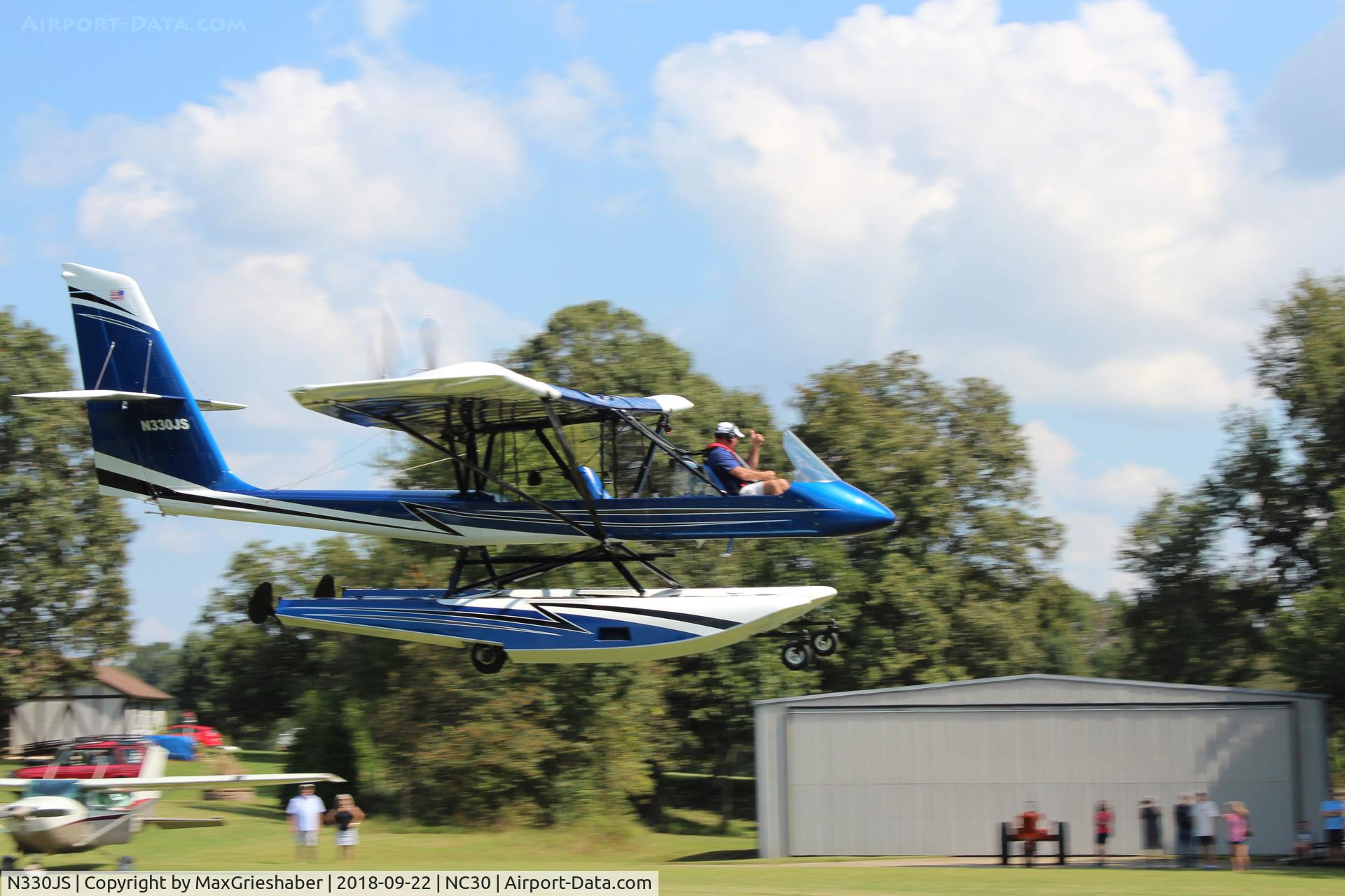 N330JS, 1986 Embraer EMB-120RT Brasilia C/N 120028, 2018 Morris James Aircam Experimental
