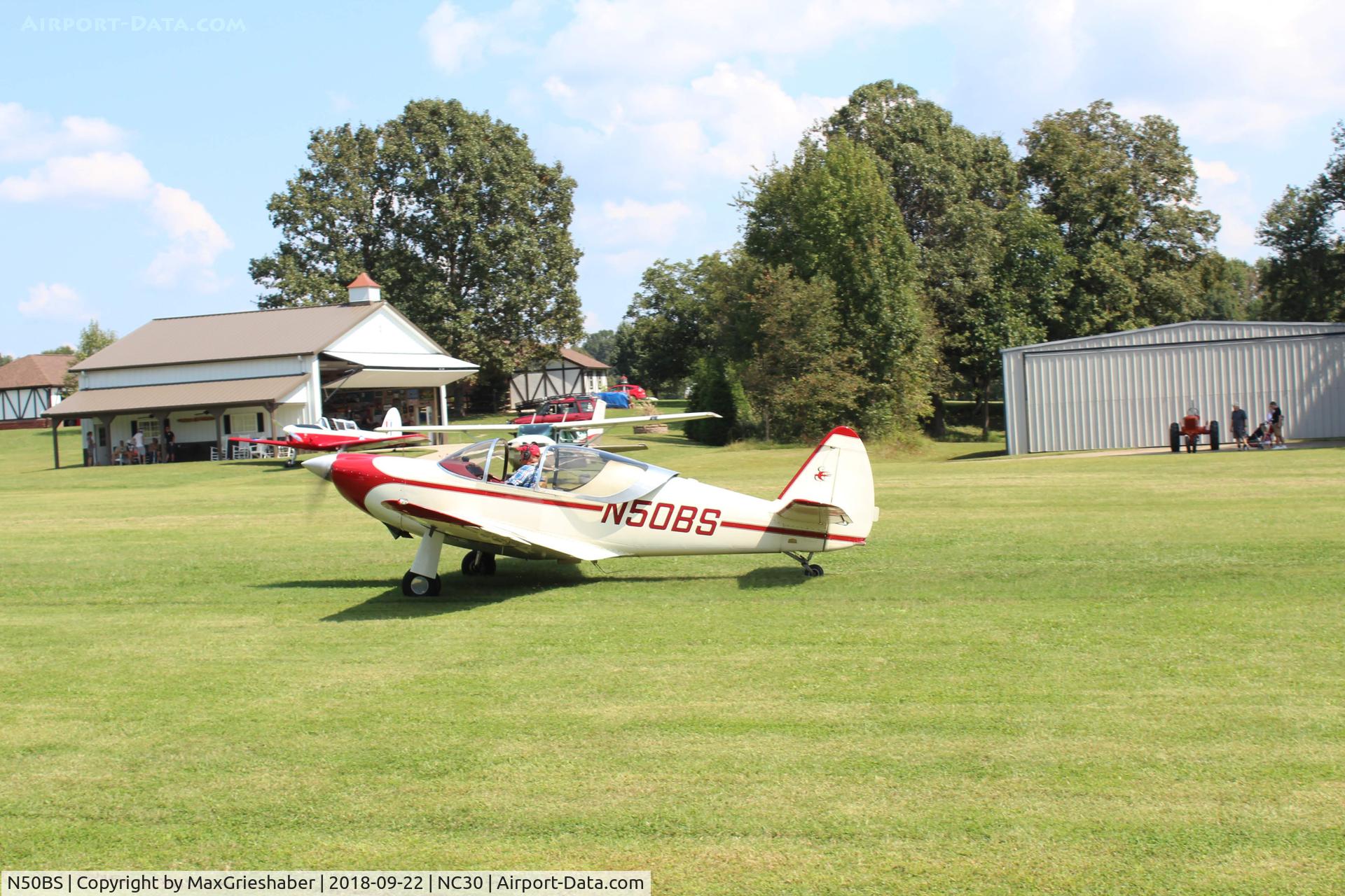 N50BS, 1946 Globe GC-1B Swift C/N 1118, Miller Air Park Fly In 2018