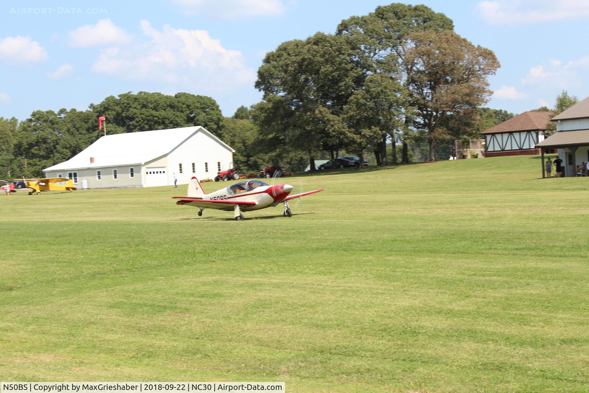 N50BS, 1946 Globe GC-1B Swift C/N 1118, Miller Air Park Fly In 2018