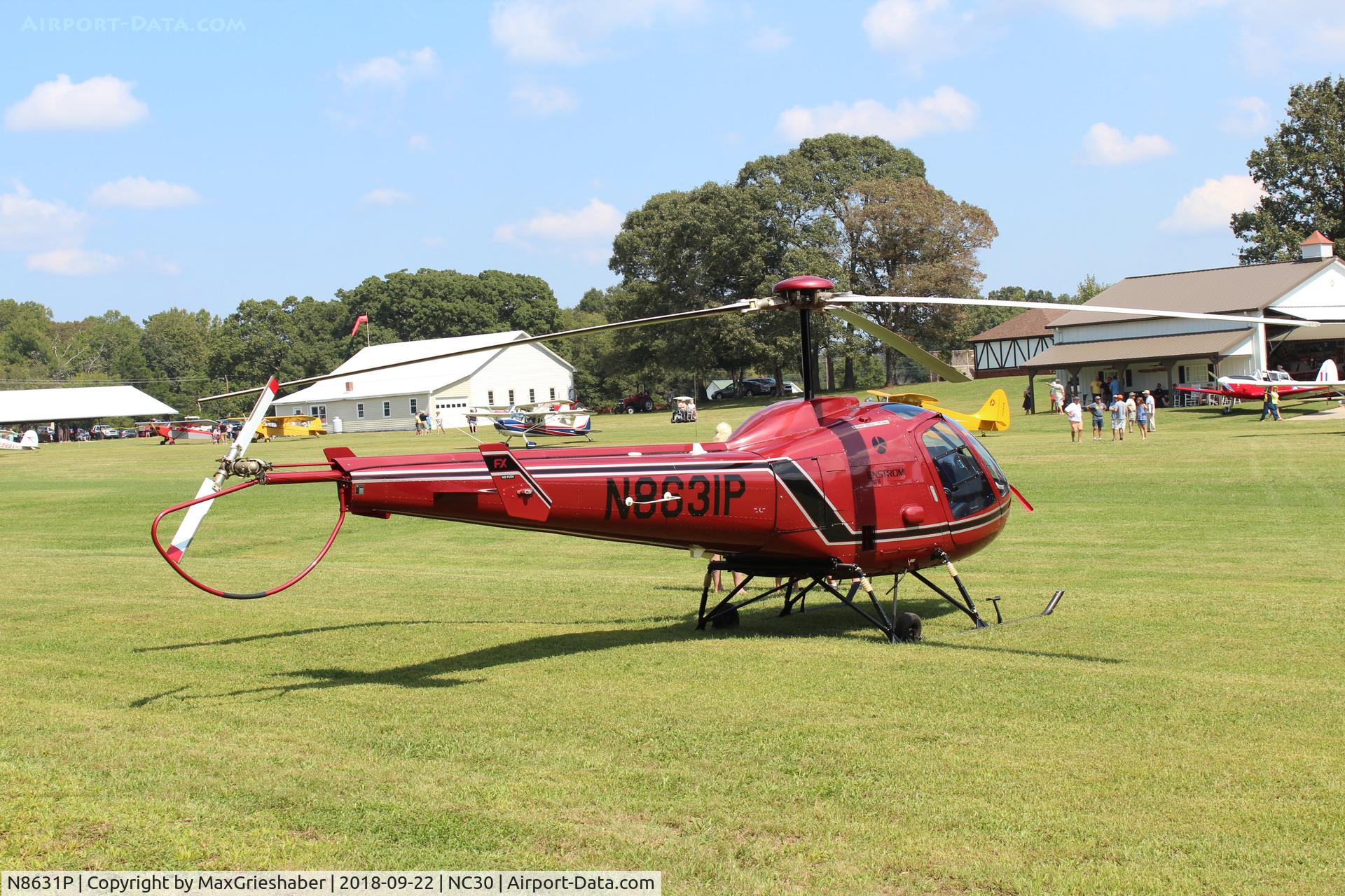 N8631P, Enstrom 280FX Shark C/N 2009, Miller Air Park Fly In 2018