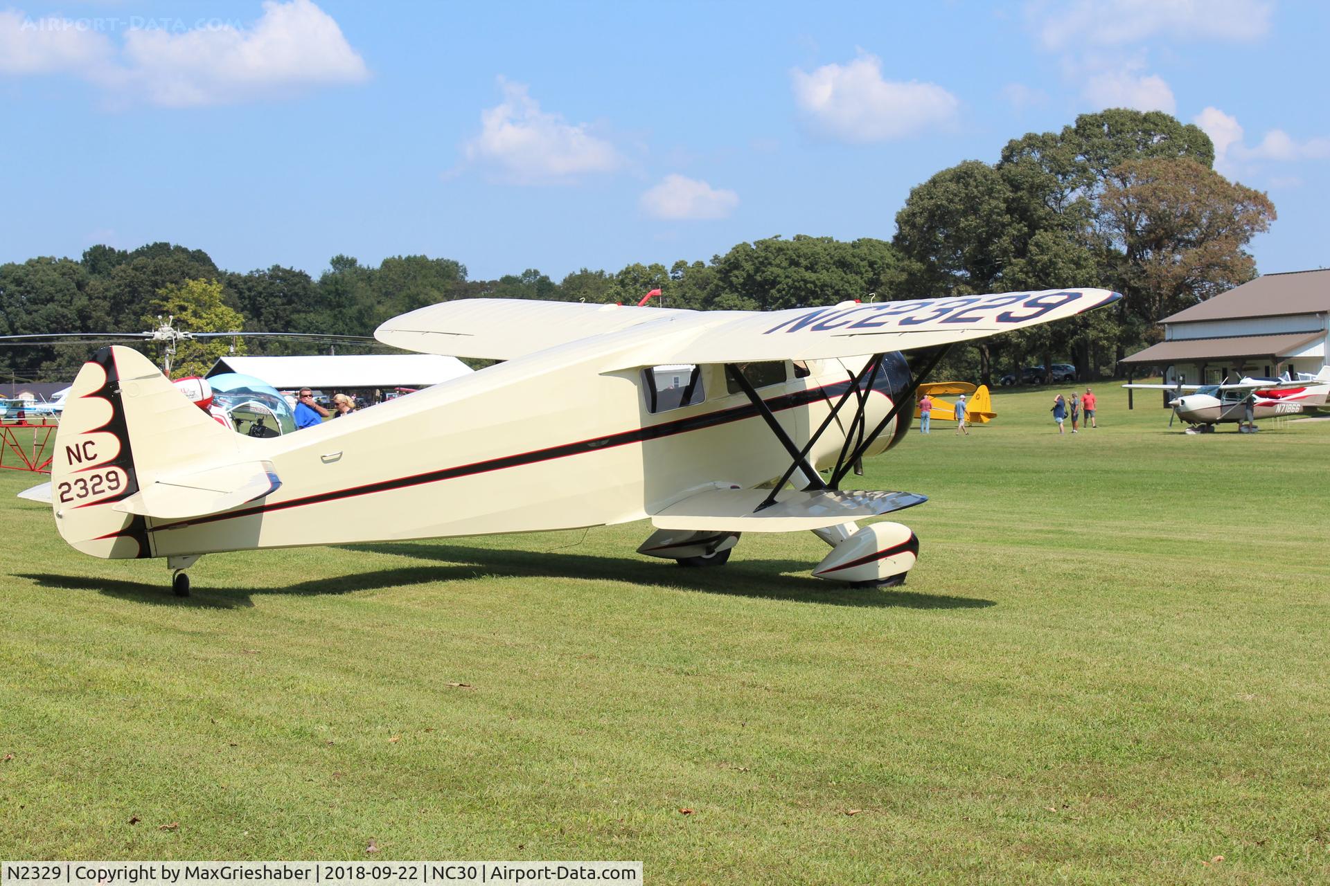 N2329, Waco EGC-8 C/N 5062, Miller Air Park Fly In 2018