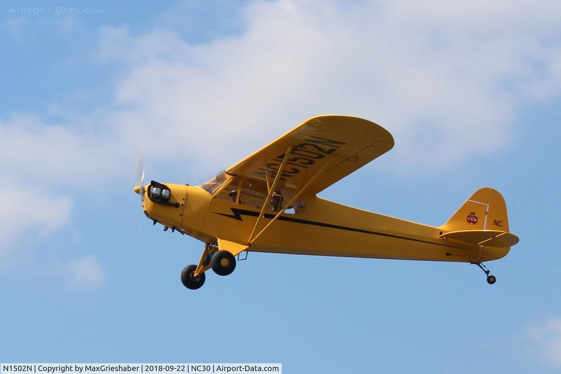 N1502N, 1947 Piper J3C-65 Cub Cub C/N 23032, Miller Air Park Fly In 2018
