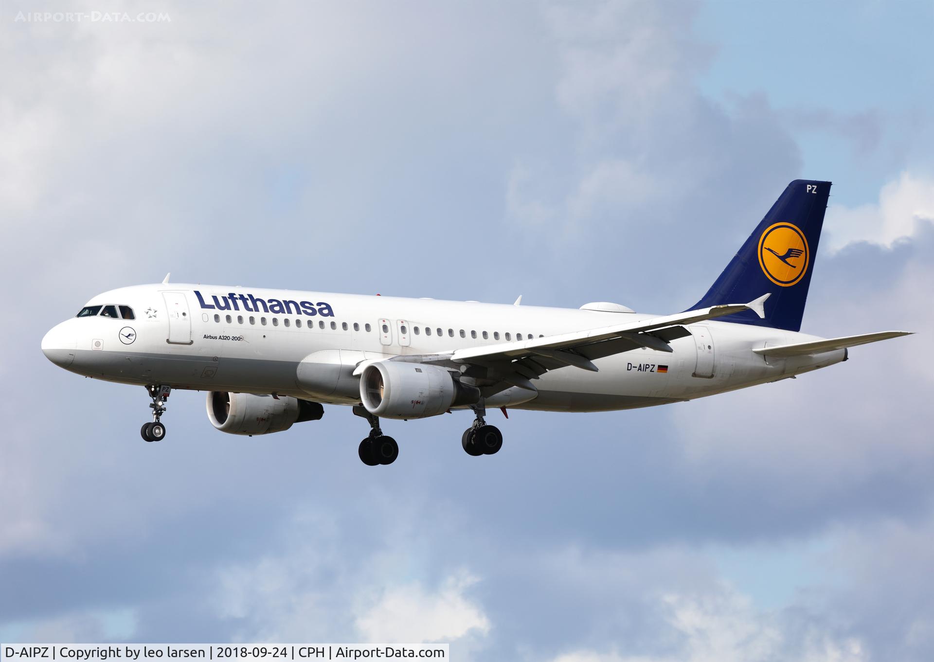 D-AIPZ, 1991 Airbus A320-211 C/N 162, Copenhagen 24.9.2018