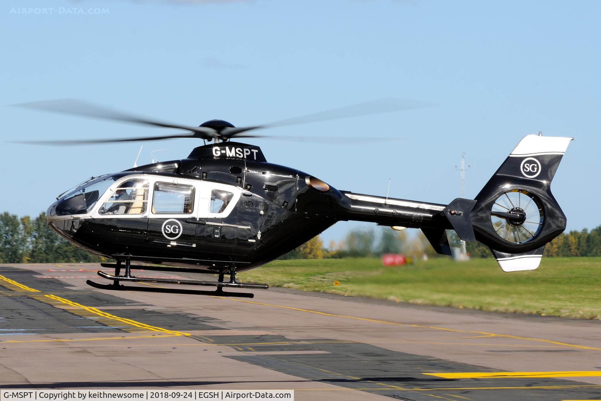 G-MSPT, 2004 Eurocopter EC-135T-2 C/N 0361, Return visitor.