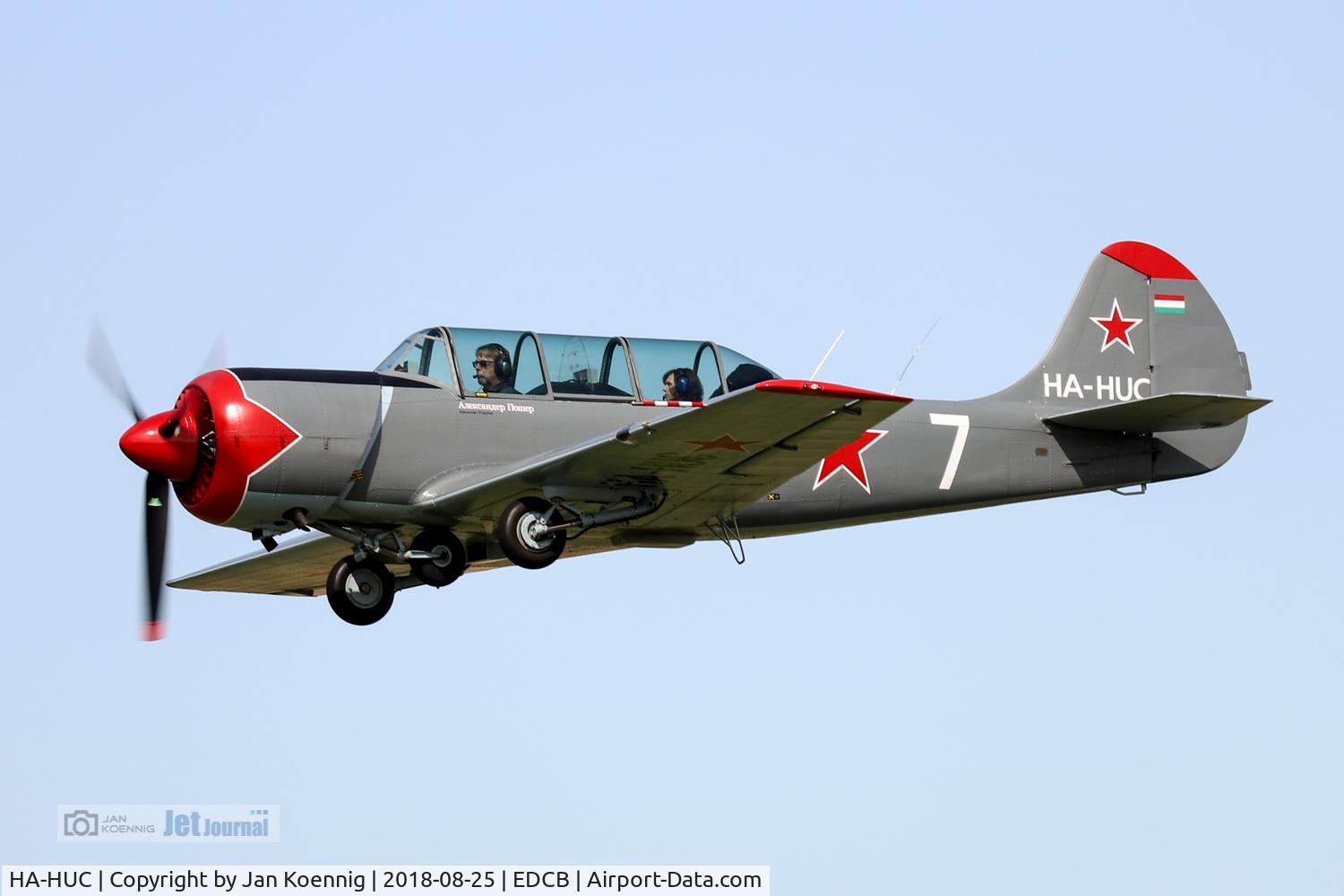 HA-HUC, Bacau Yak-52 C/N 855509, Yak-52, HA-HUC at EDCB ballenstedt