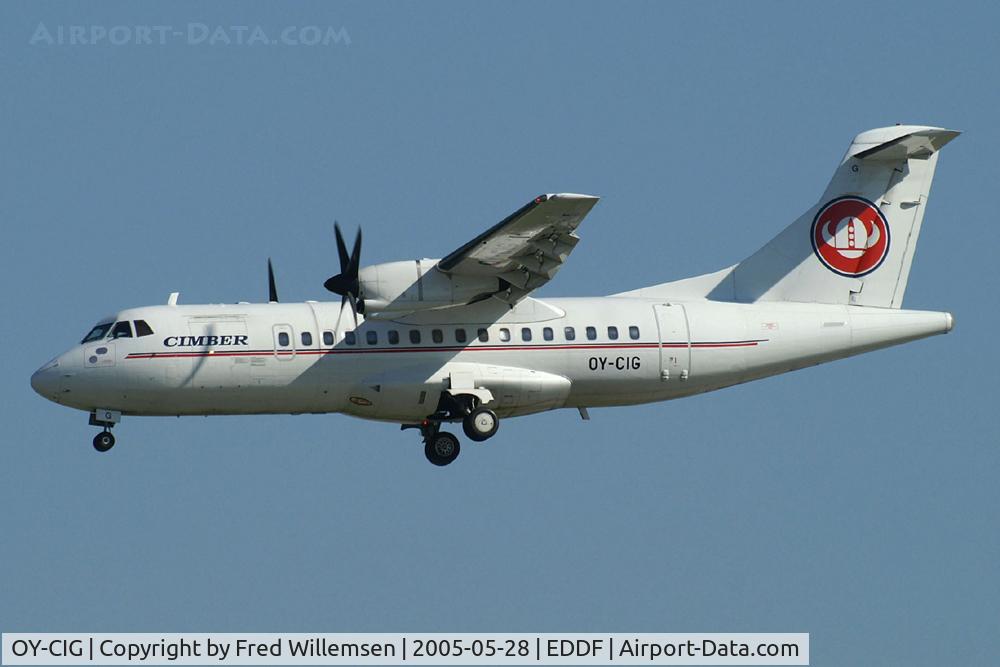 OY-CIG, 1986 ATR 42-320 C/N 019, CIMBER