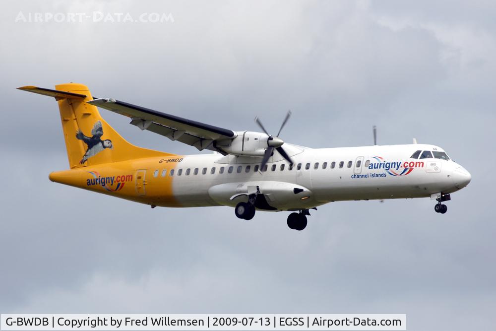 G-BWDB, 1995 ATR 72-202 C/N 449, AURIGNY