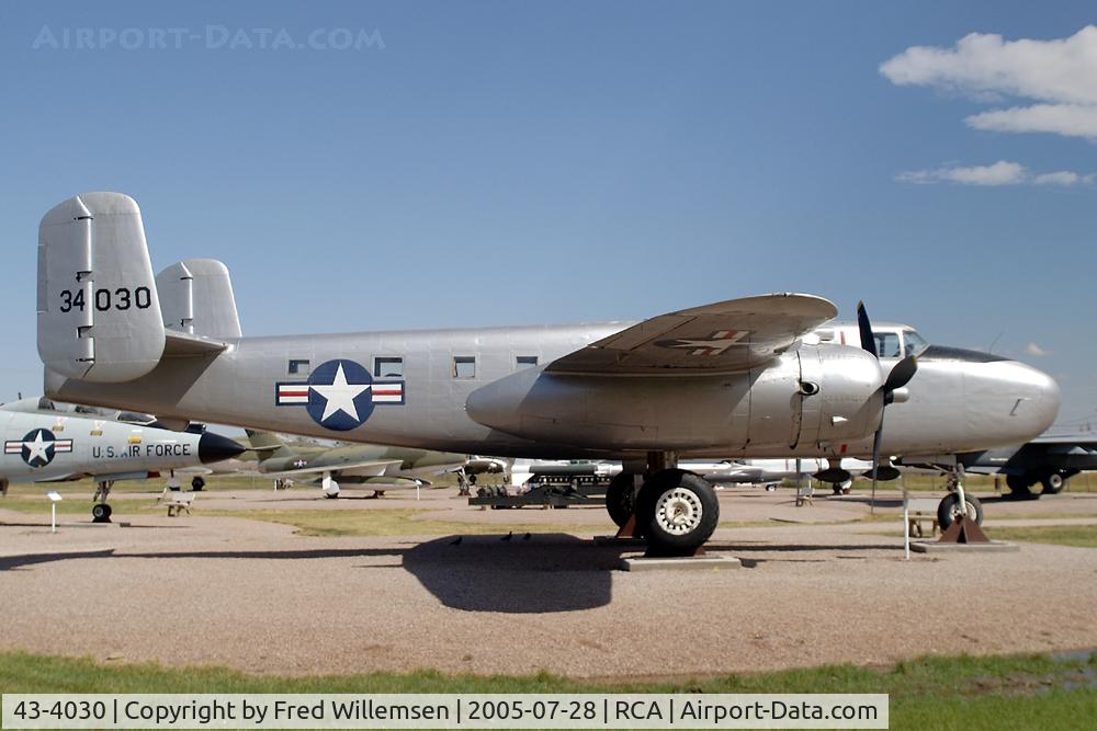 43-4030, 1943 North American VB-25J-1-NC Mitchell C/N 108-24356, 