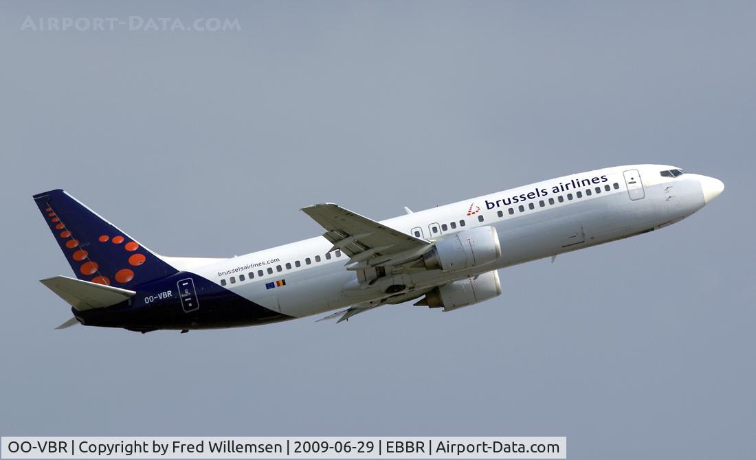 OO-VBR, 1989 Boeing 737-4Y0 C/N 24134, BRUSSELS