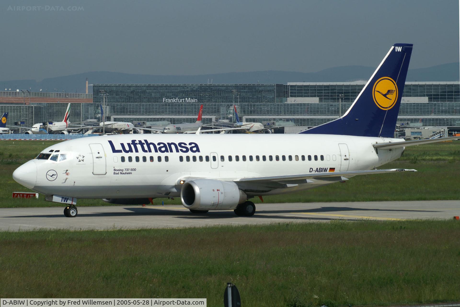 D-ABIW, 1991 Boeing 737-530 C/N 24945, LUFTHANSA