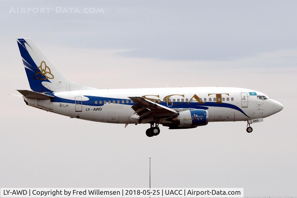 LY-AWD, 1993 Boeing 737-522 C/N 26739, SCAT.