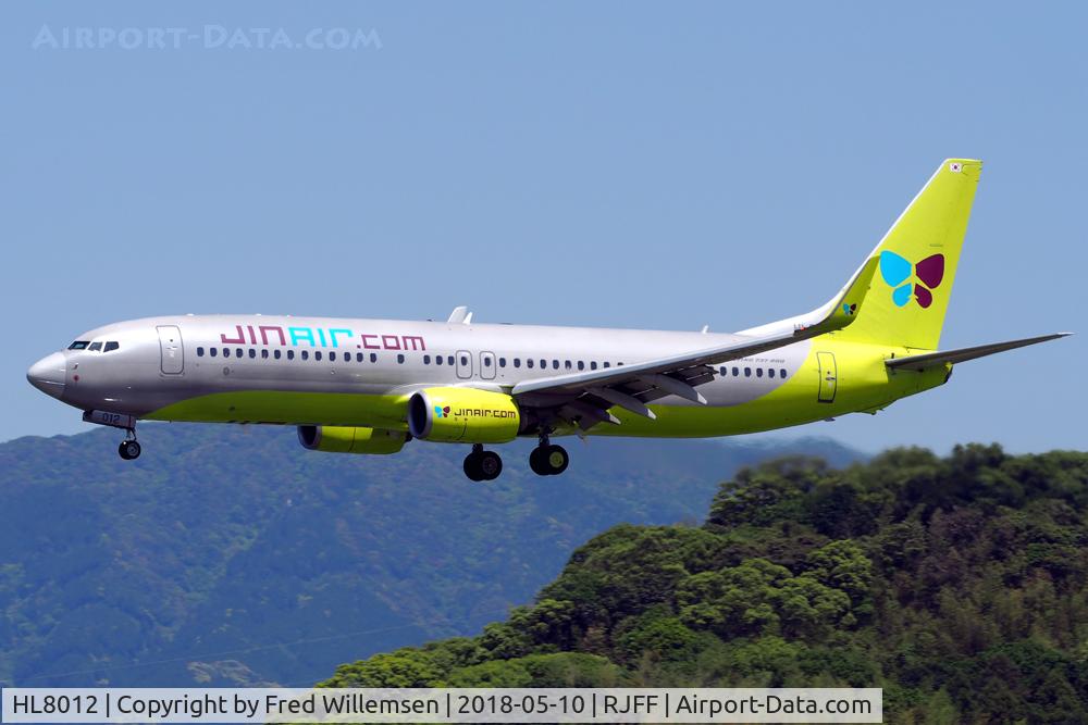 HL8012, 2015 Boeing 737-8SH C/N 41348, JIN AIR
