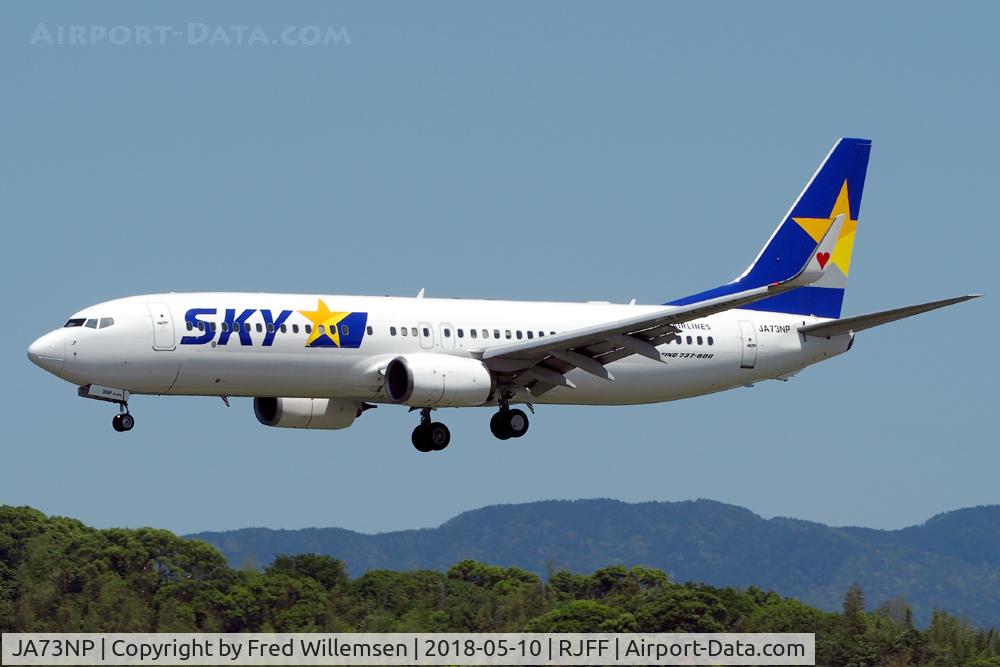 JA73NP, 2012 Boeing 737-8HX C/N 38109, SKYMARK