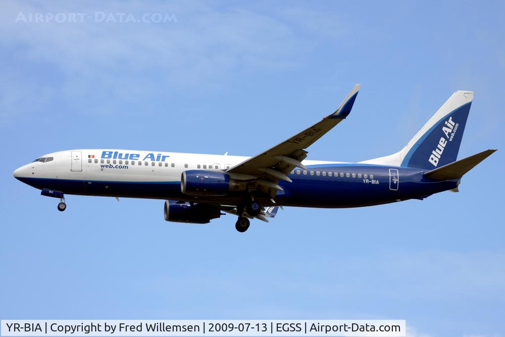 YR-BIA, 2000 Boeing 737-8AS C/N 29925, BLUE AIR
