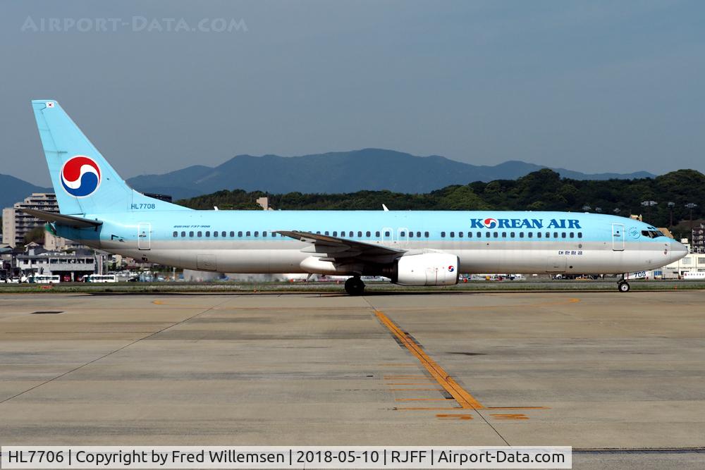 HL7706, Boeing 737-9B5 C/N 29991, KAL.