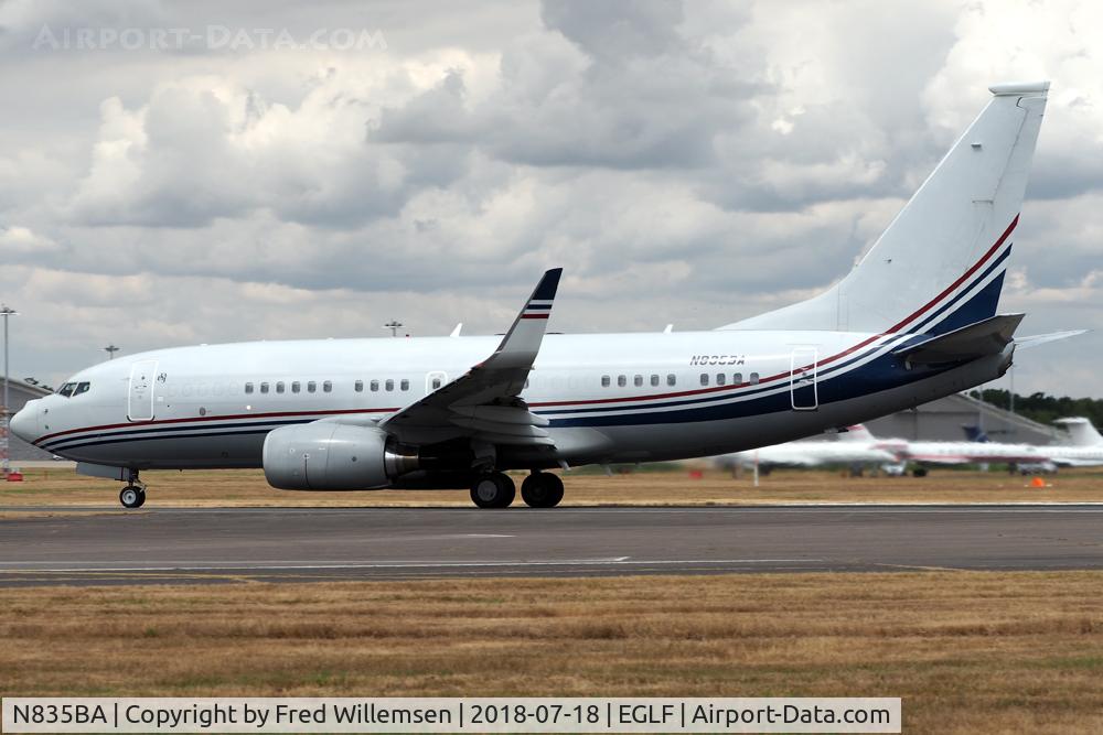 N835BA, 2001 Boeing 737-7BC C/N 30572, 