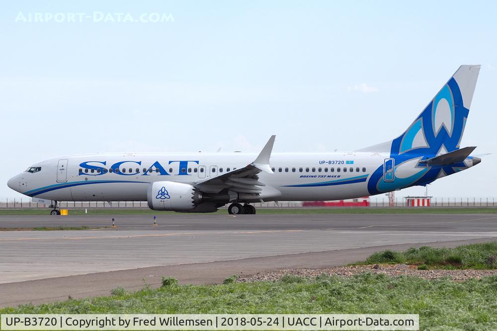 UP-B3720, 2018 Boeing 737-8 MAX C/N 61737, SCAT.
