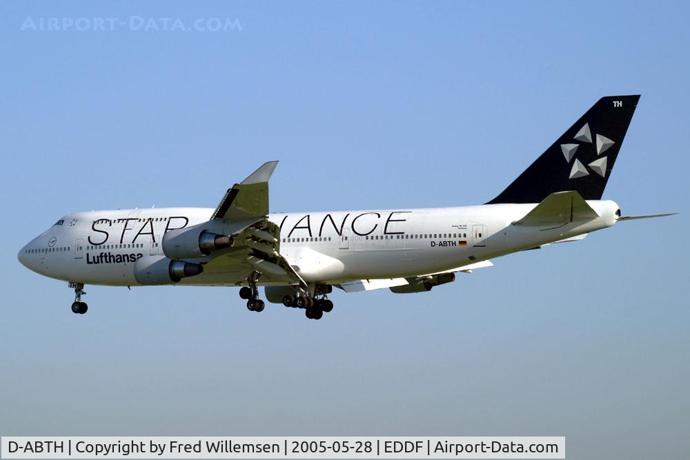 D-ABTH, 1991 Boeing 747-430M C/N 25047, LUFTHANSA