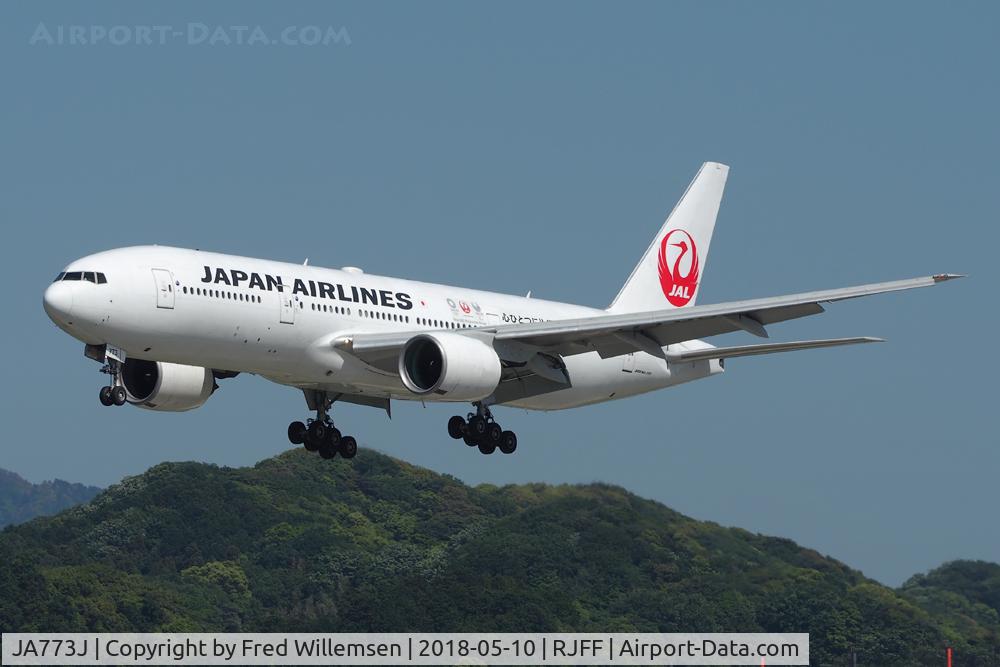 JA773J, 2007 Boeing 777-246 C/N 27653, JAL.