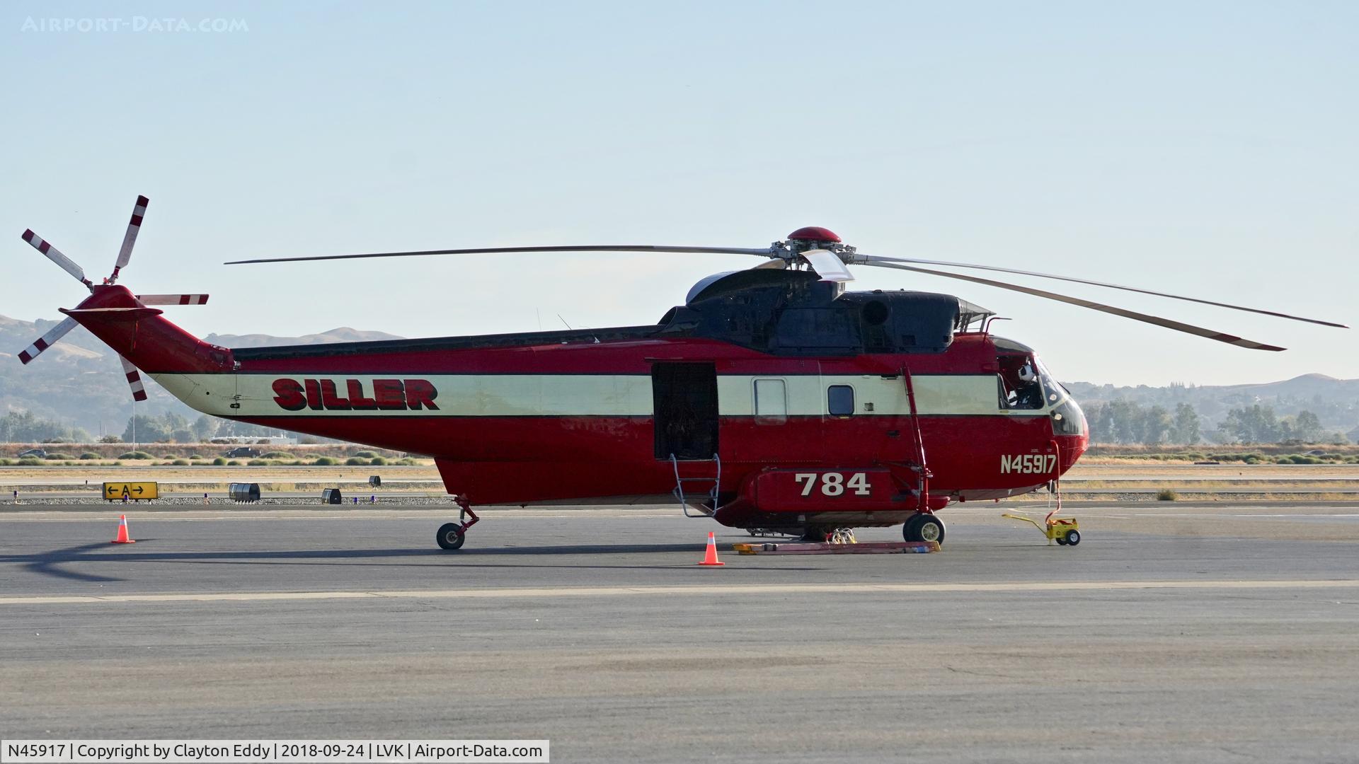 N45917, 1965 Sikorsky S61V-1 C/N 61271, Livermore Airport California 2018.