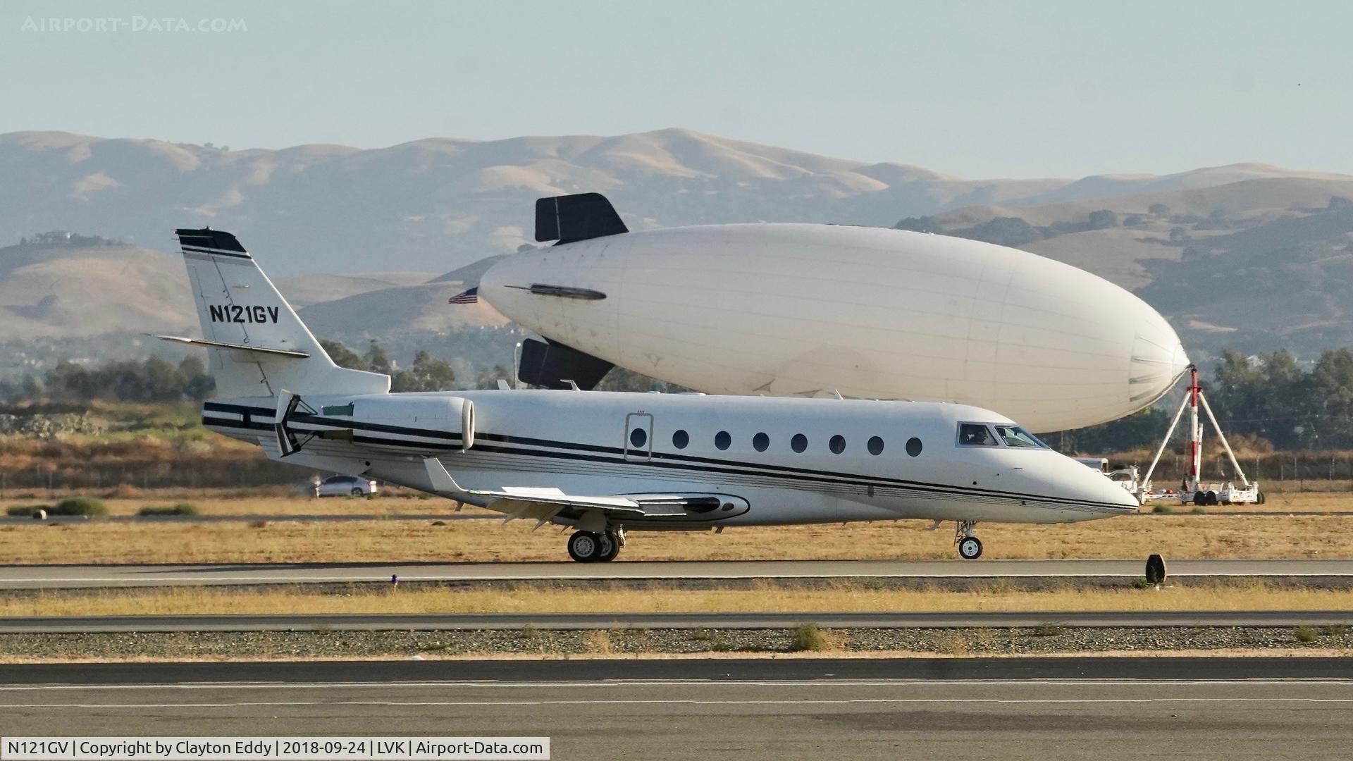 N121GV, 2004 Israel Aircraft Industries Gulfstream 200 C/N 094, Livermore Airport California 2018.