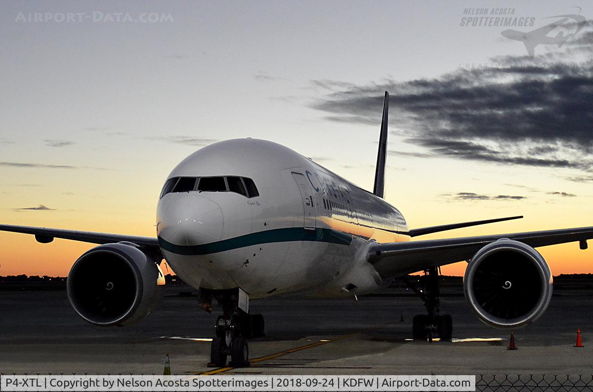 P4-XTL, 2011 Boeing 777-29MLR C/N 40955, Alt Ramp view