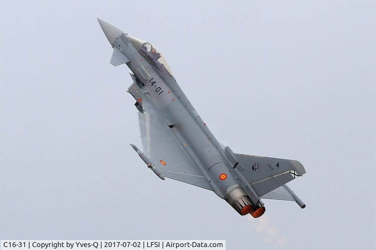 C16-31, Eurofighter EF-2000 Typhoon S C/N SS012, Eurofighter EF-2000 Typhoon S, On display, St Dizier-Robinson Air Base 113 (LFSI) Open day 2017