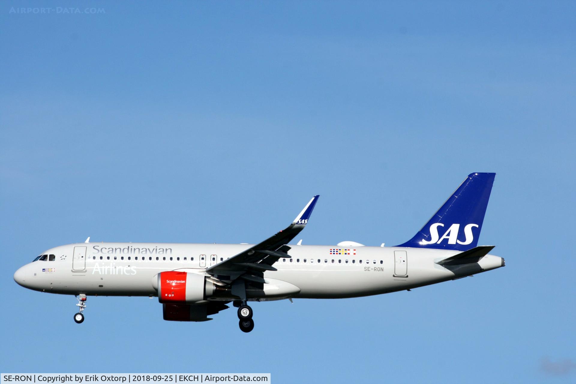 SE-RON, 2018 Airbus A320-251N C/N 8404, SE-RON landing rw 22L
