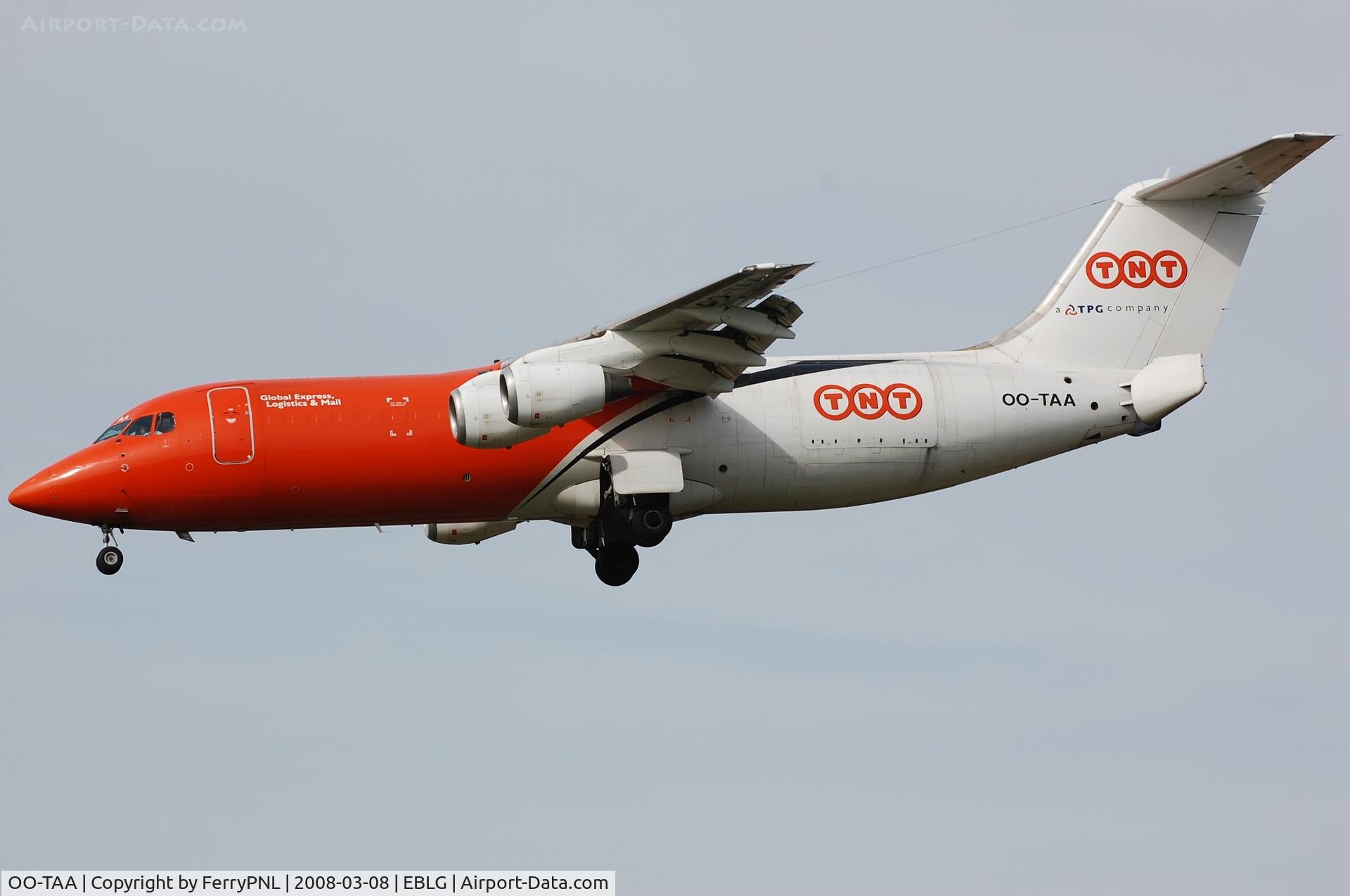 OO-TAA, 1989 British Aerospace BAe.146-300 C/N E3151, Arrival of TNT BAe146