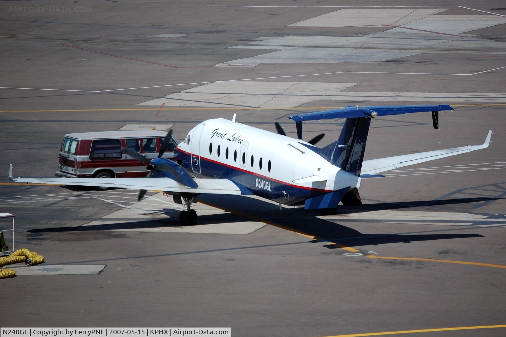 N240GL, 1996 Beech 1900D C/N UE-240, Great Lakes Be1900 in PHX